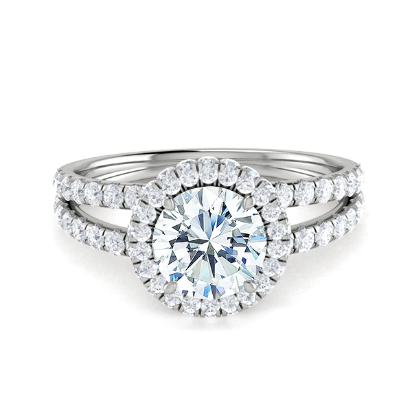 Lila in 18k White Gold
