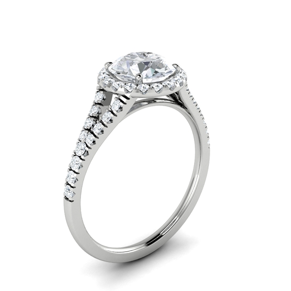 Zandra in 18k White Gold — view 3