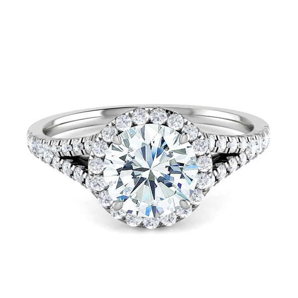 Zandra in 18k White Gold