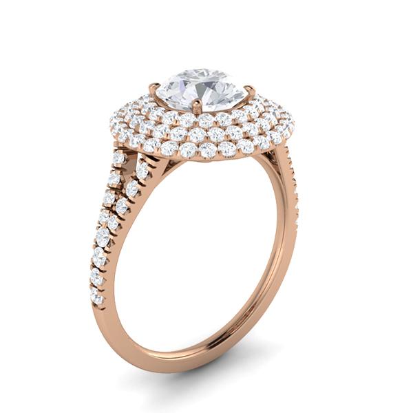 Alexus in 18k Rose Gold — view 3