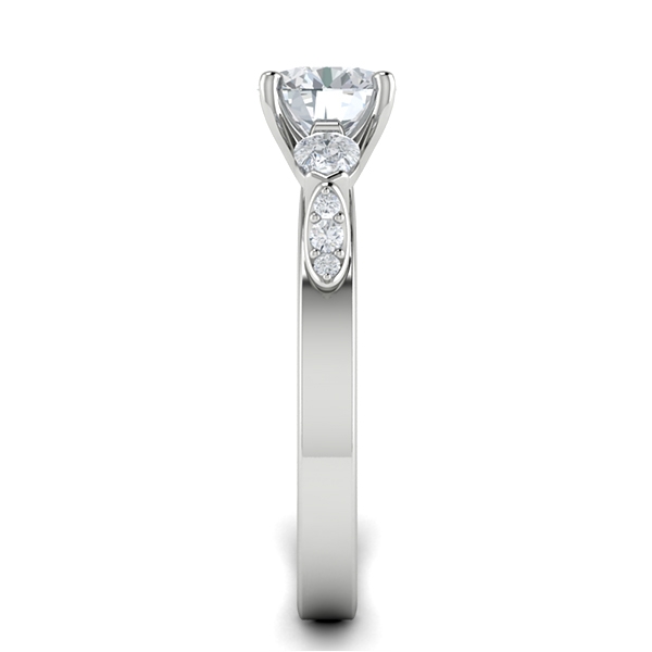Darby in 18k White Gold — view 4