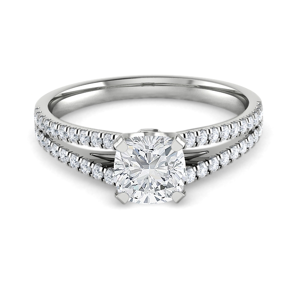 Shelly in 18k White Gold