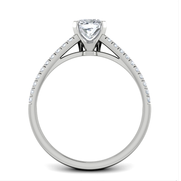 Shelly in 18k White Gold — view 2