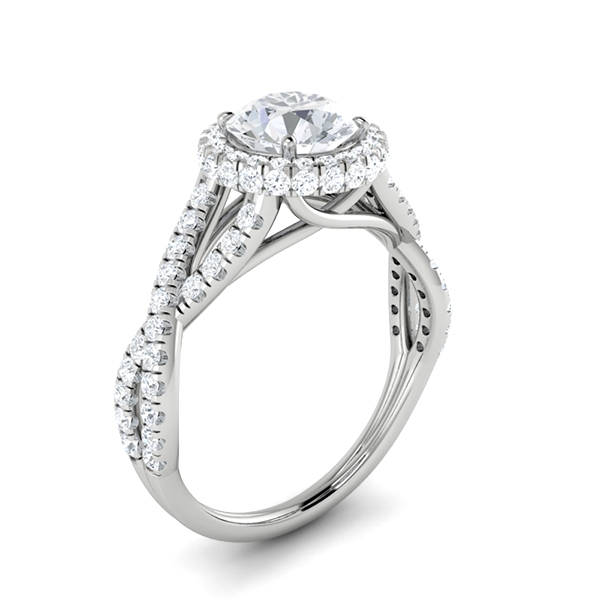 Yessica in 18k White Gold — view 3