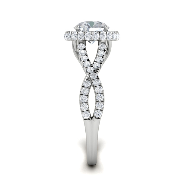 Yessica in 18k White Gold — view 4