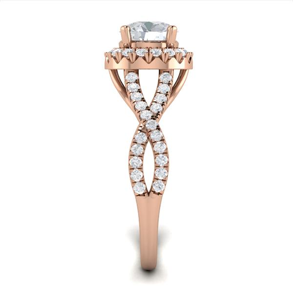 Stefanie in 18k Rose Gold — view 4