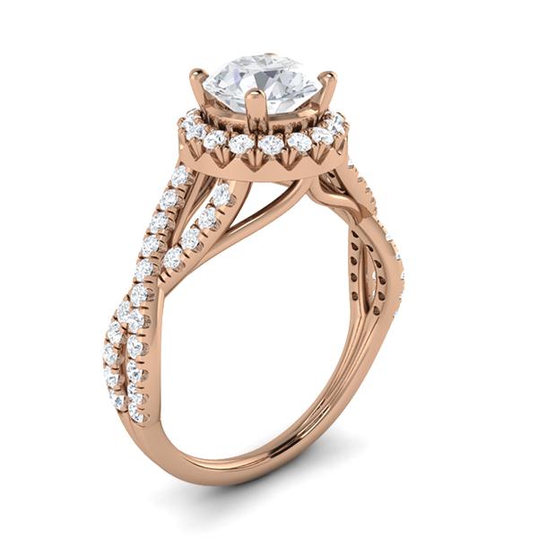 Stefanie in 18k Rose Gold — view 3
