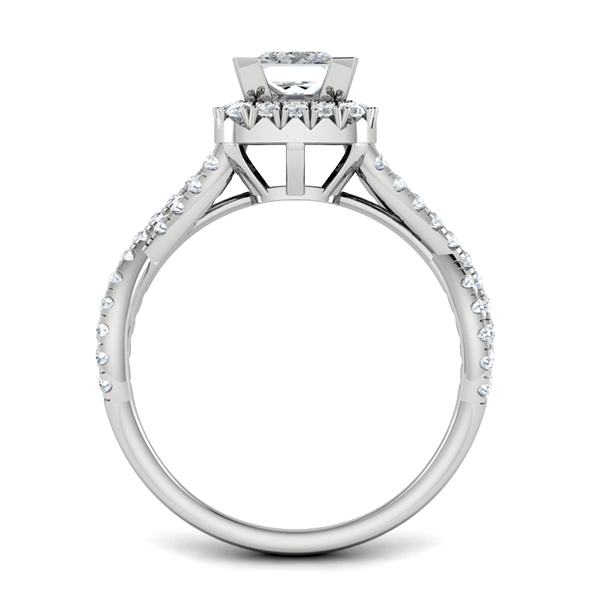 Cherie in 18k White Gold — view 2