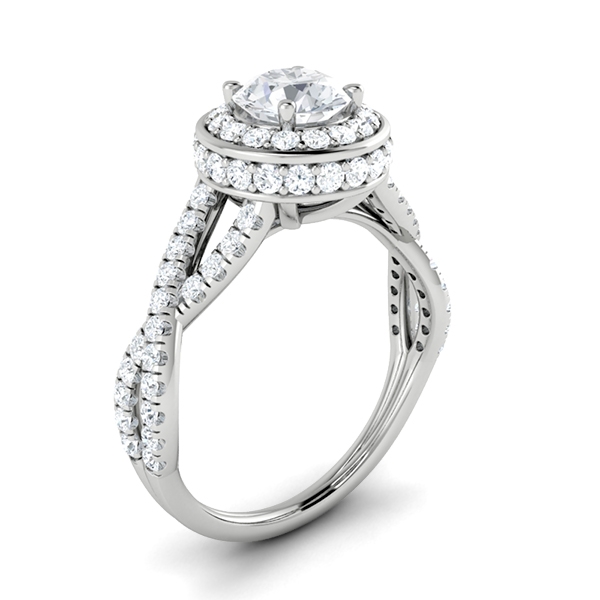Gaynor in 18k White Gold — view 3