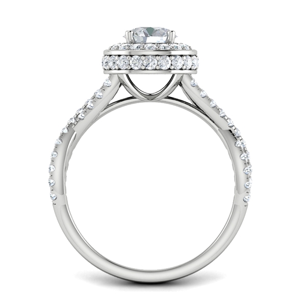 Gaynor in 18k White Gold — view 2