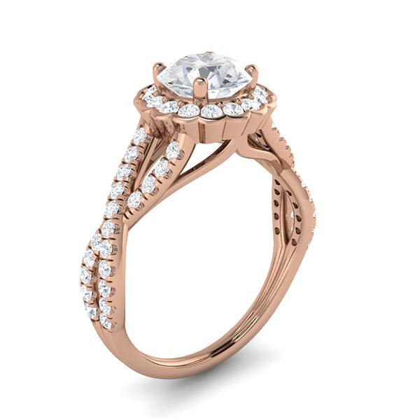 Rianna in 18k Rose Gold — view 3