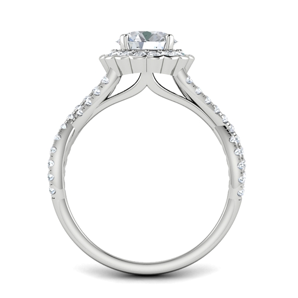Rianna in 18k White Gold — view 2