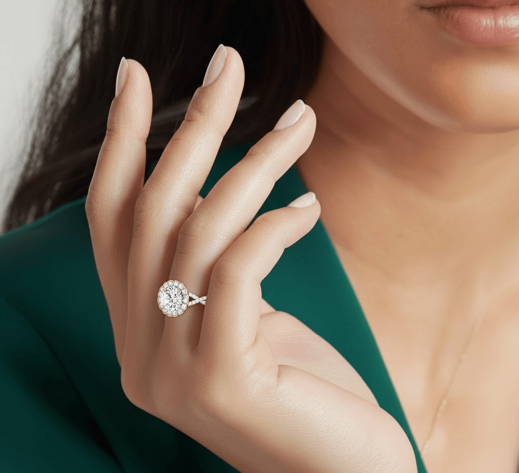 Rianna in 18k White Gold — view 5