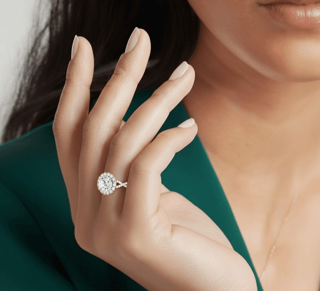 Rianna in 18k Rose Gold — view 5