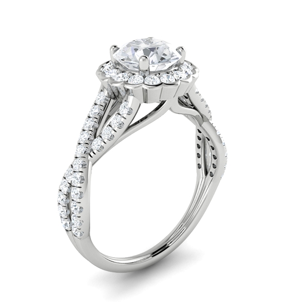 Rianna in 18k White Gold — view 3