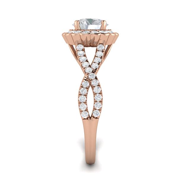 Rianna in 18k Rose Gold — view 4