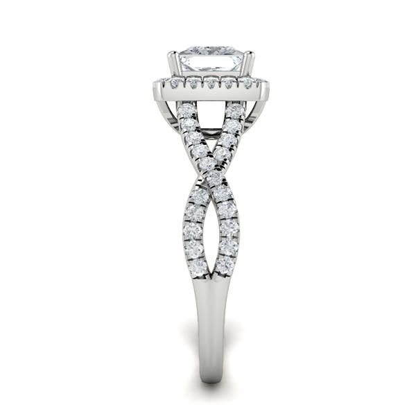 Emilie in 18k White Gold — view 3