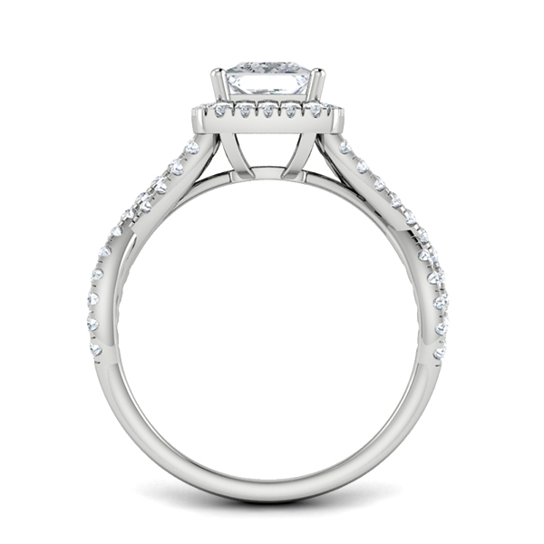 Emilie in 18k White Gold — view 2