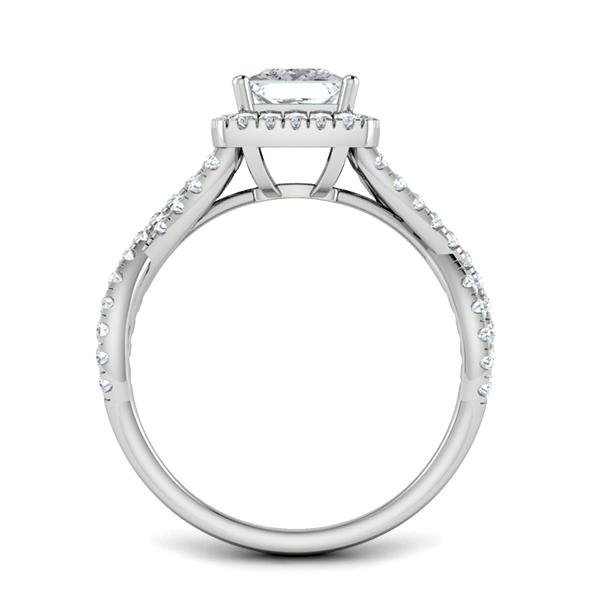 Emilie in 18k White Gold — view 2