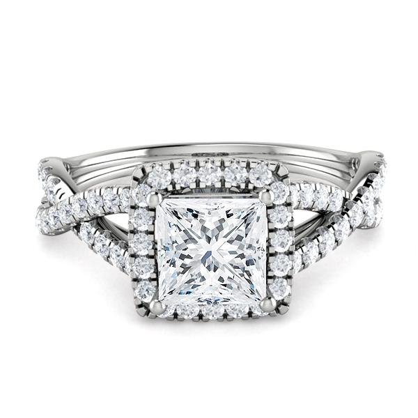 Emilie in 18k White Gold