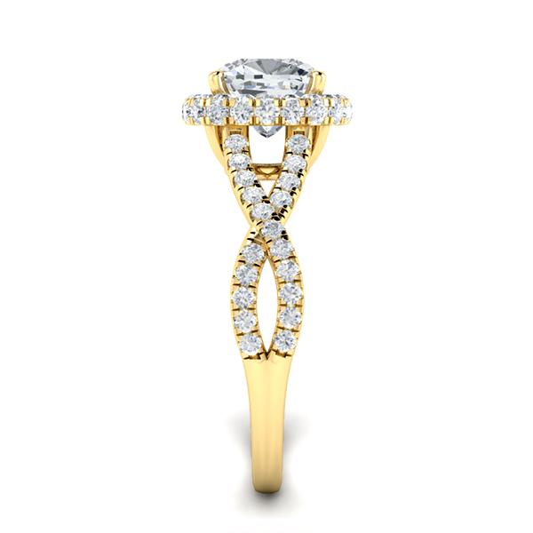 Lesley in 18k Yellow Gold — view 4