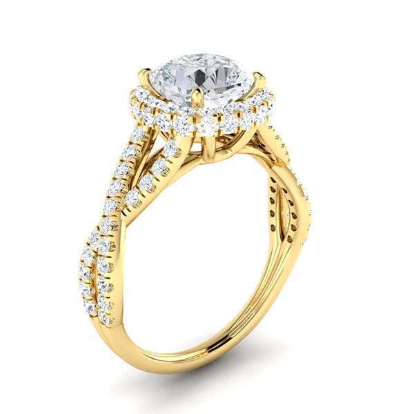 Lesley in 18k Yellow Gold — view 3