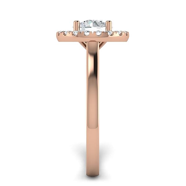 Christa in 18k Rose Gold — view 4