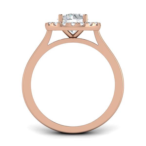 Christa in 18k Rose Gold — view 2