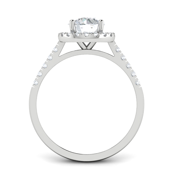 Darla in 18k White Gold — view 2