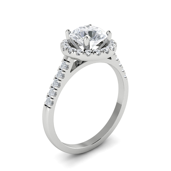 Darla in 18k White Gold — view 3