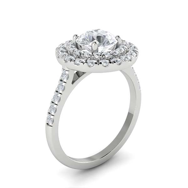 Jodie in 18k White Gold — view 3