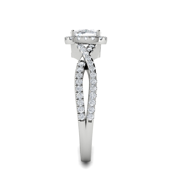 Emely in 18k White Gold — view 3