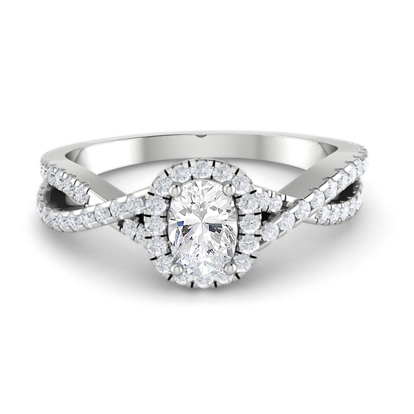 Emely in 18k White Gold