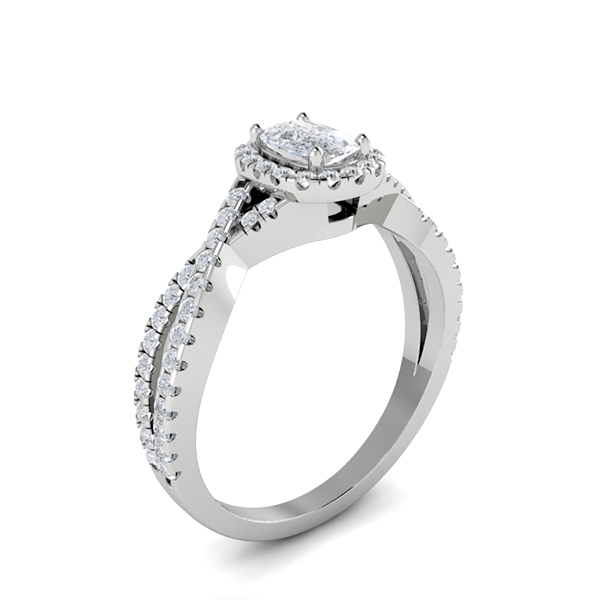 Emely in 18k White Gold — view 2