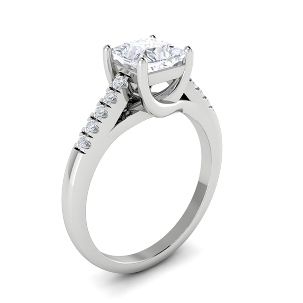 Laura in 18k White Gold — view 3