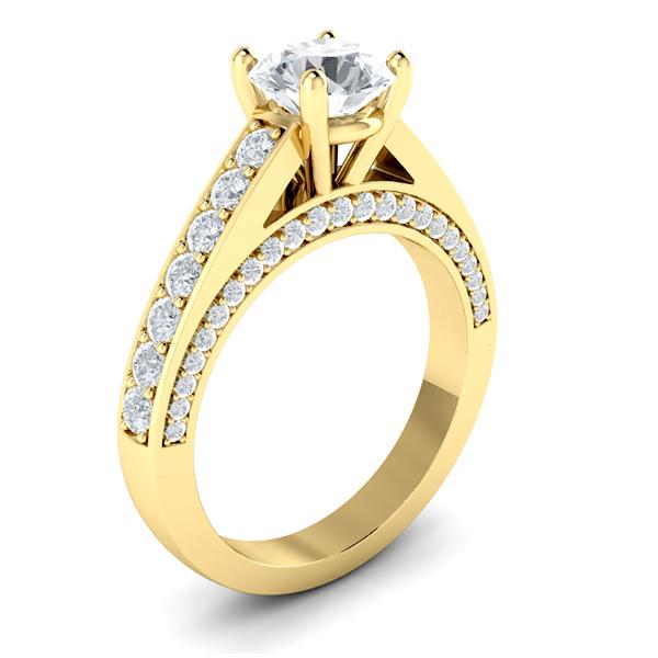 Kathy in 18k Yellow Gold — view 3