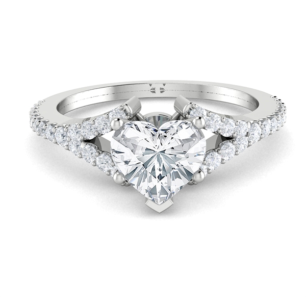 Emily in 18k White Gold