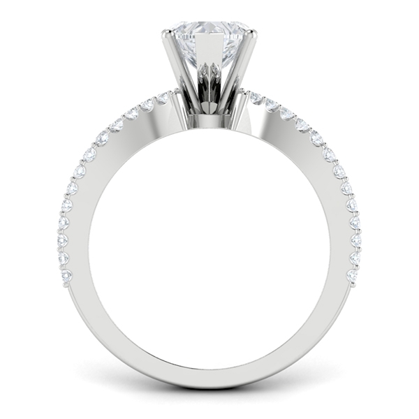 Emily in 18k White Gold — view 2
