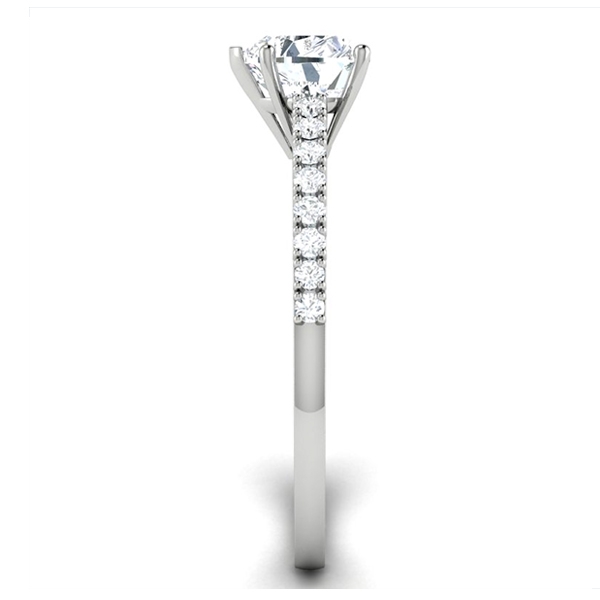 Dora in 18k White Gold — view 4
