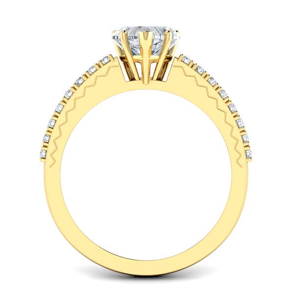 Dora in 18k Yellow Gold — view 2