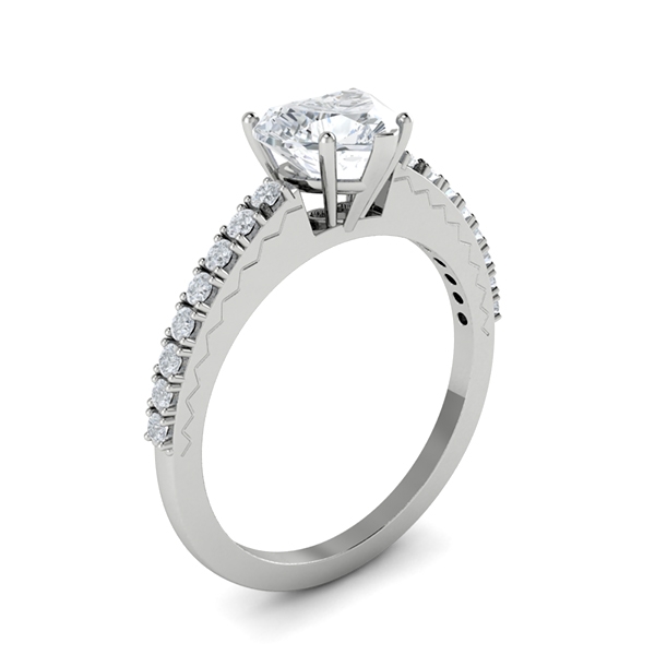 Dora in 18k White Gold — view 3