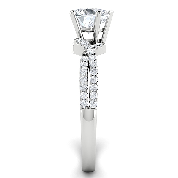 Trisha in 18k White Gold — view 3