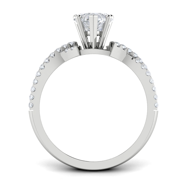 Trisha in 18k White Gold — view 2