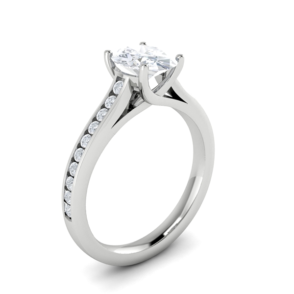 Kesha in 18k White Gold — view 2