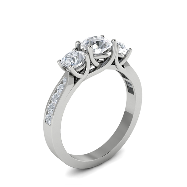 Alma in 18k White Gold — view 3