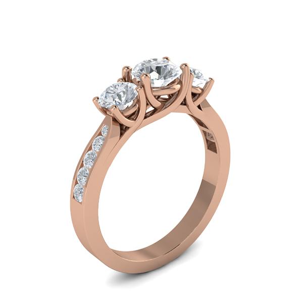 Alma in 18k Rose Gold — view 3