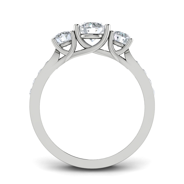 Alma in 18k White Gold — view 2