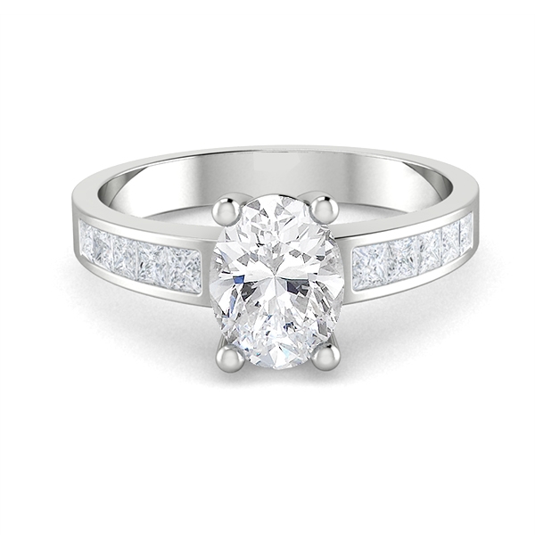 Lucia in 18k White Gold