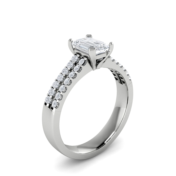 Talia in 18k White Gold — view 3