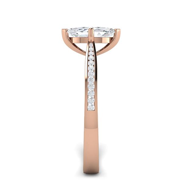 Briley in 18k Rose Gold — view 4